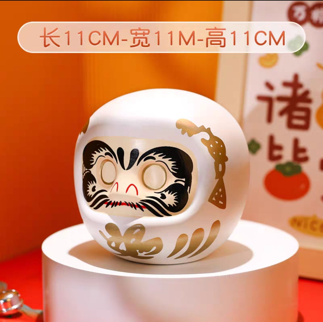 LM-920601 Le Miao Ceramic Daruma Figurine (S)