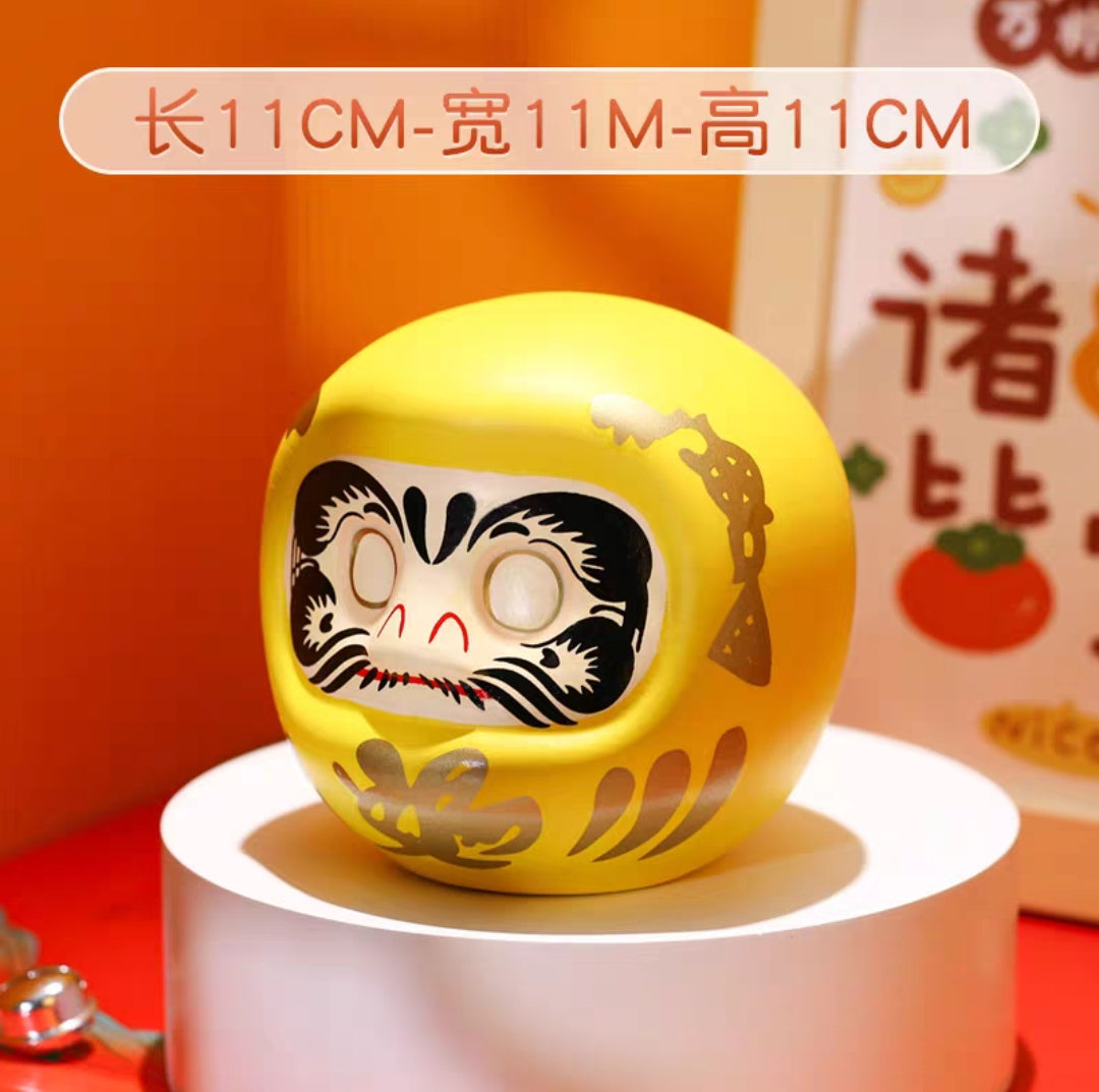 LM-920601 Le Miao Ceramic Daruma Figurine (S)