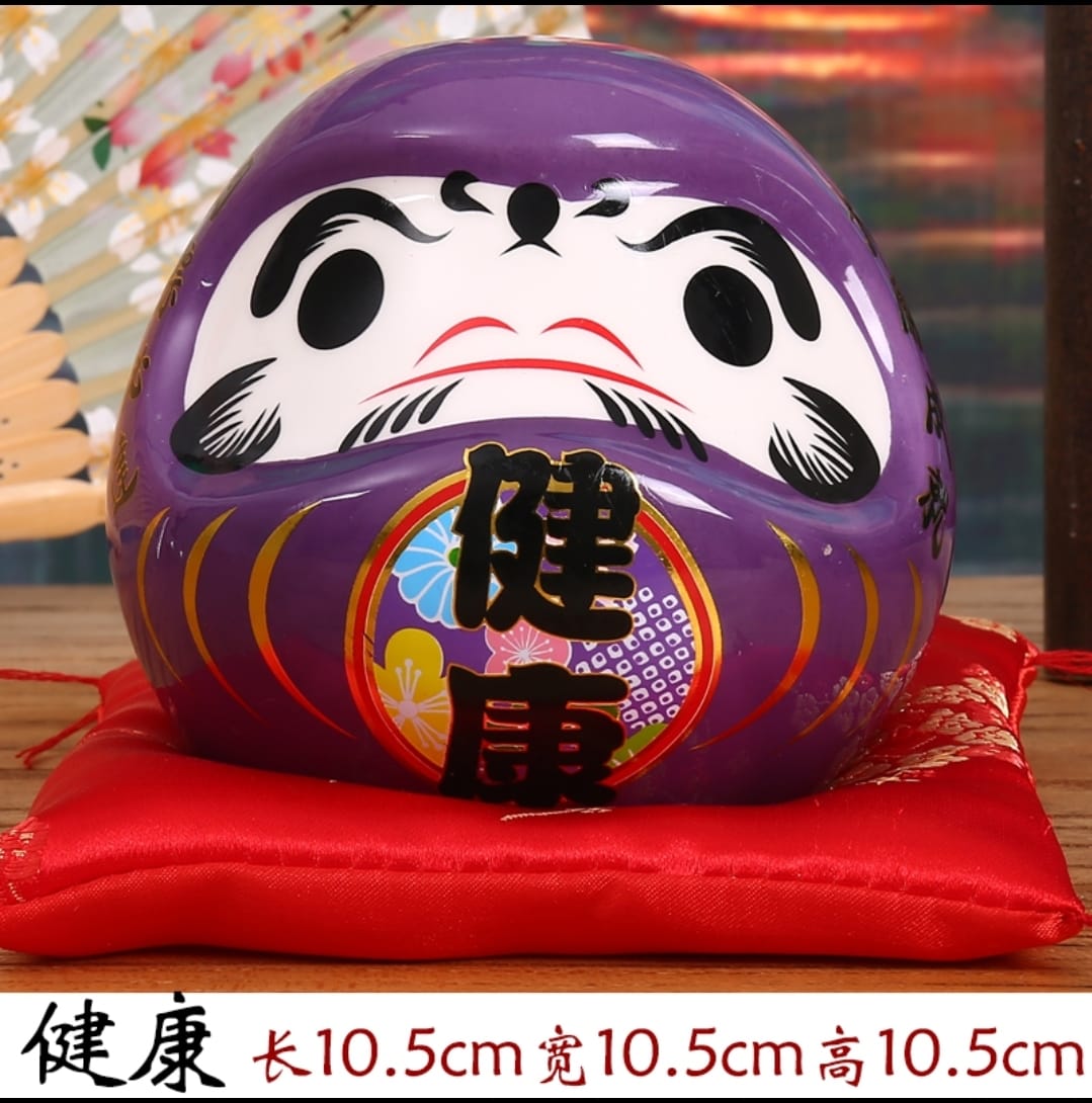 OAA-340610 Han Feng Porcelain Daruma Coin Bank (S)