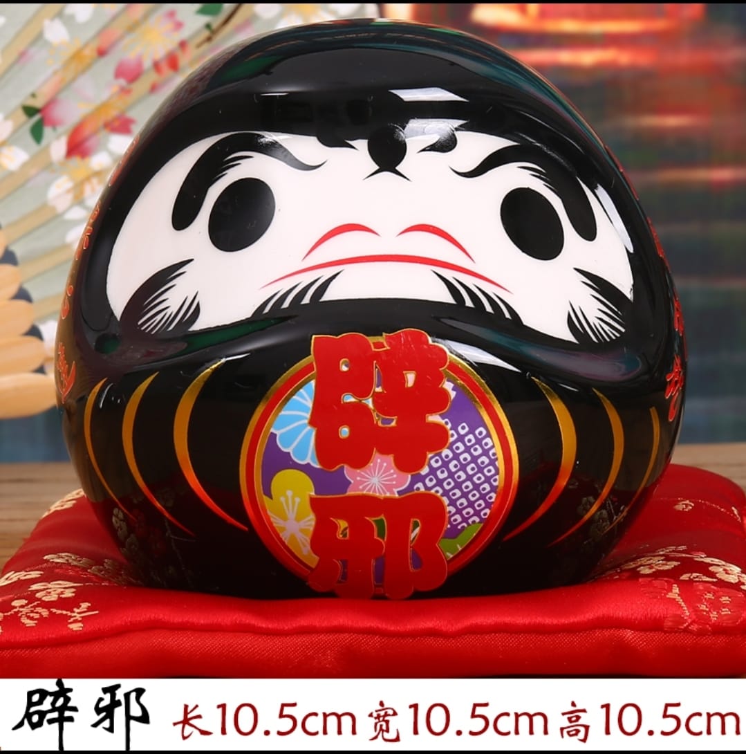 OAA-340610 Han Feng Porcelain Daruma Coin Bank (S)