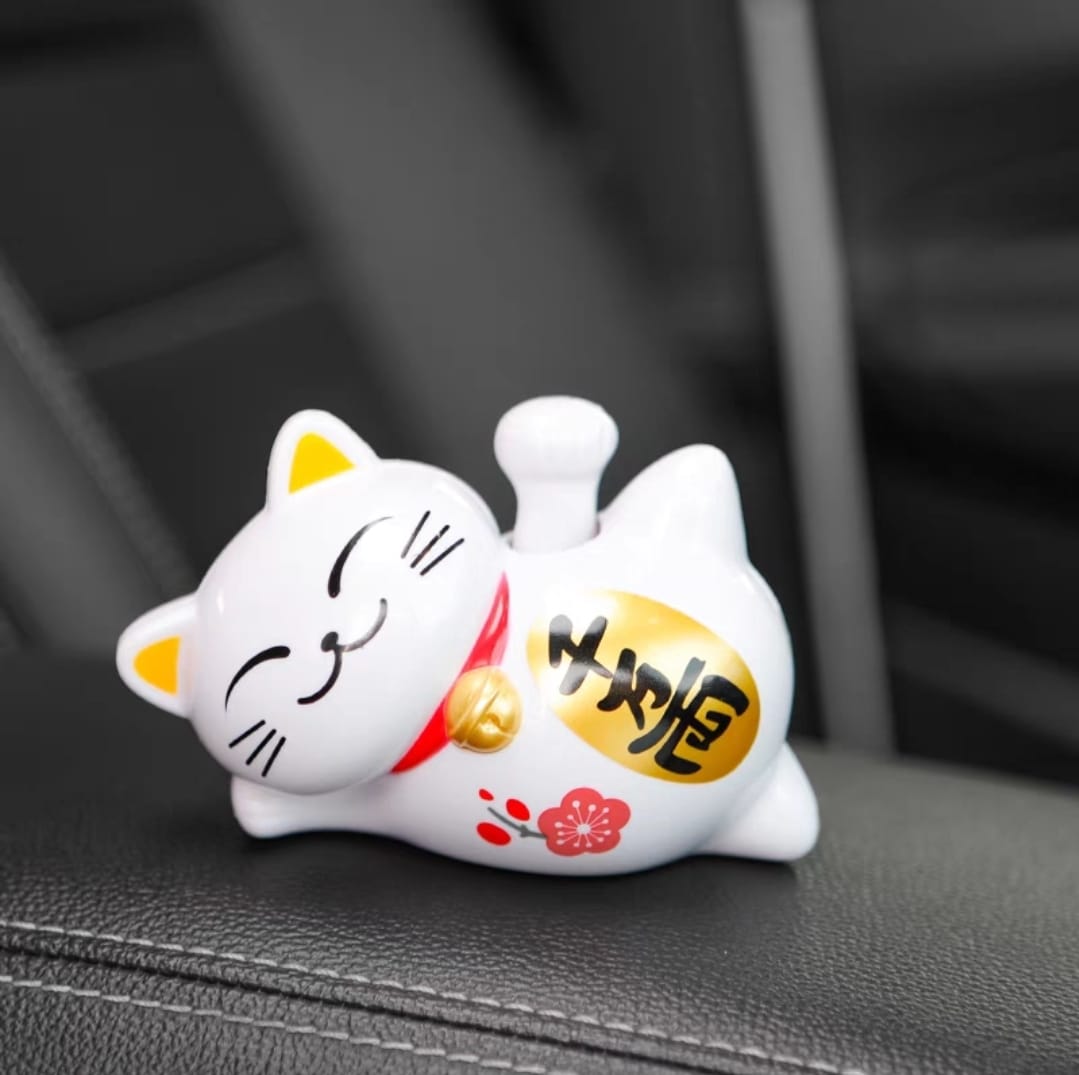 OAA-1000501 Solar-Powered Waving Hand Fortune Cat (S)