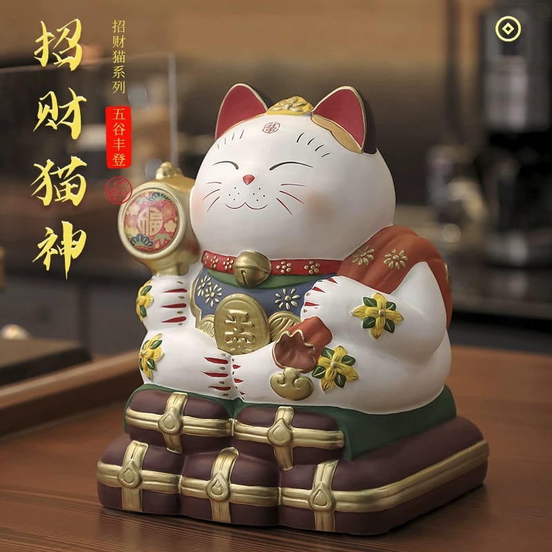 LM-564428 Le Miao Wealth Fortune Cat (L)