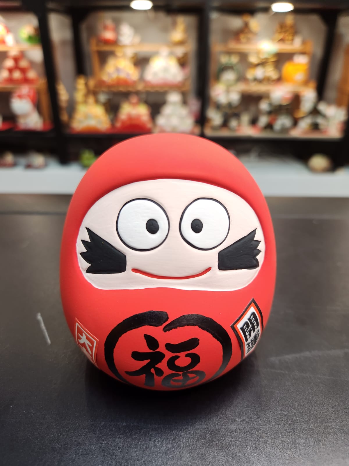 JP-610801 Maruei Pottery Determination/Prosperity Daruma (S)