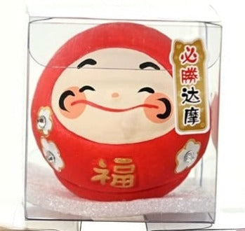 LM-5803601 Le Miao Chubby Daruma & Fortune Cat Bu Dao Weng (S)