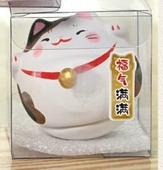 LM-5803601 Le Miao Chubby Daruma & Fortune Cat Bu Dao Weng (S)