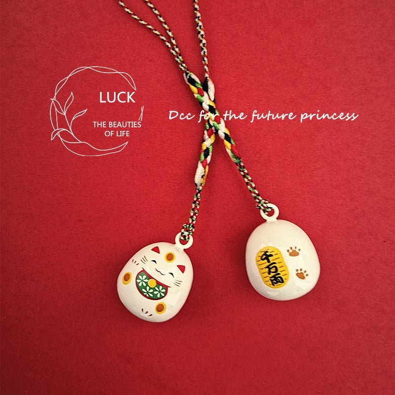 OAA-2100203 White Fortune Cat Lucky Charm (S)