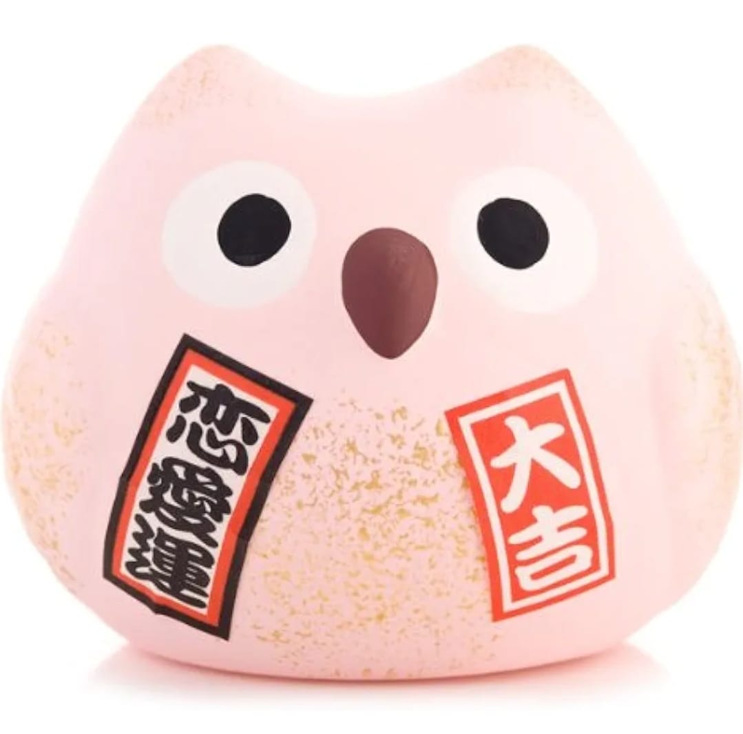 JP-550405 Maruei Pottery Japan Fukuro Owl (S)