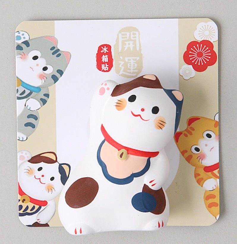 LM-6402131 Le Miao Cute Shiba & Fortune Cat Magnet Series (S)