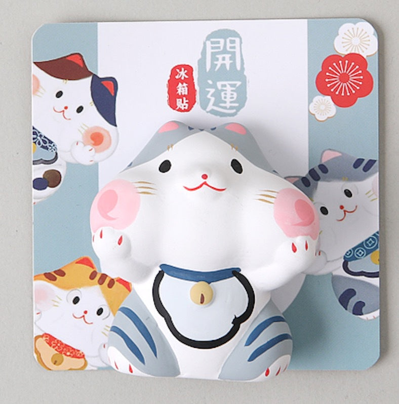 LM-6402131 Le Miao Cute Shiba & Fortune Cat Magnet Series (S)