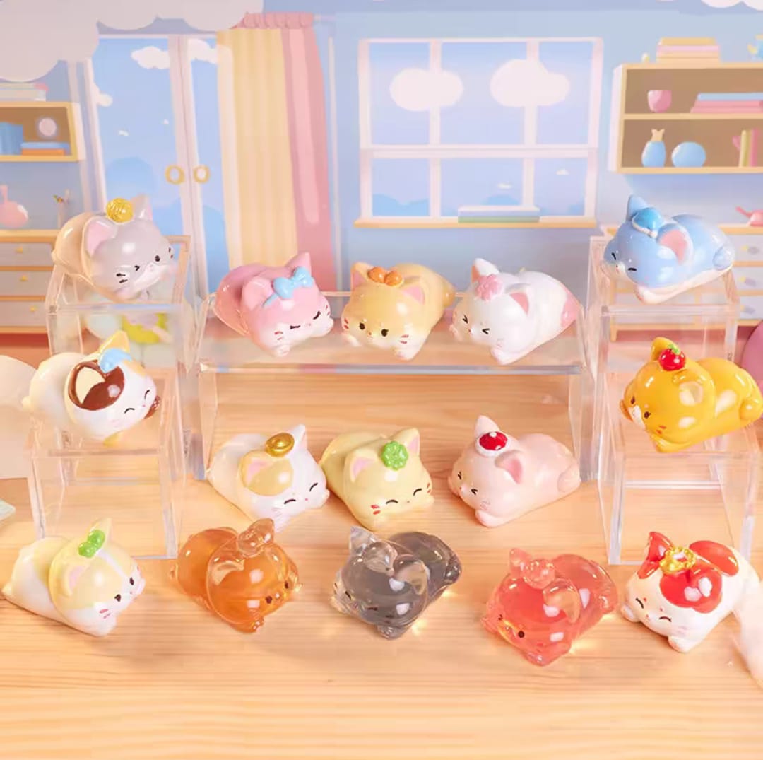 OAA-1220605 Chubby Fortune Cat Blind Pack of 2 (S)