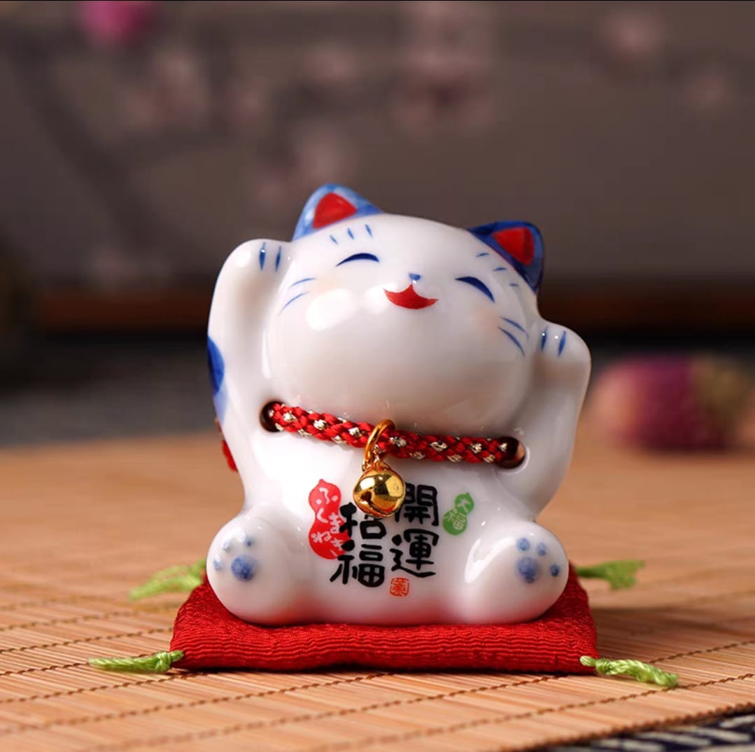 YS-12409106-YS-12507608  Yakushigama Blue Fortune Cat Series (S)