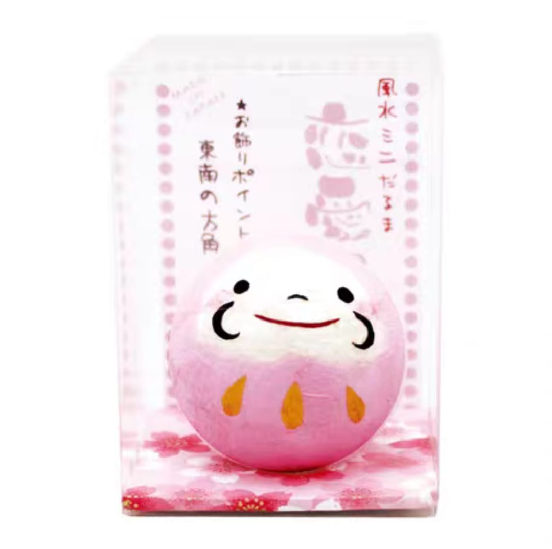 LHZ-1110501 Long Hu Zuo Paper Mache Daruma (S)