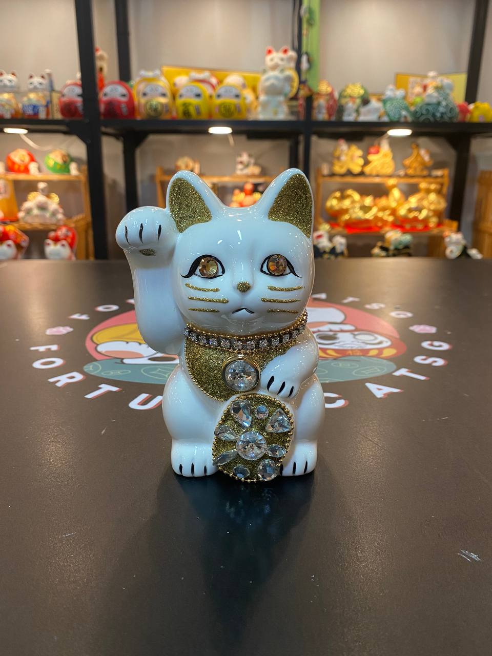 JP-706031 Geo-neko Japan Fortune Cat (S) (M)