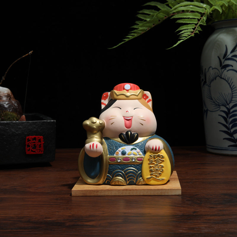 LM-9339601 Le Miao Five Ways Fortune Cat Cai Shen (S)