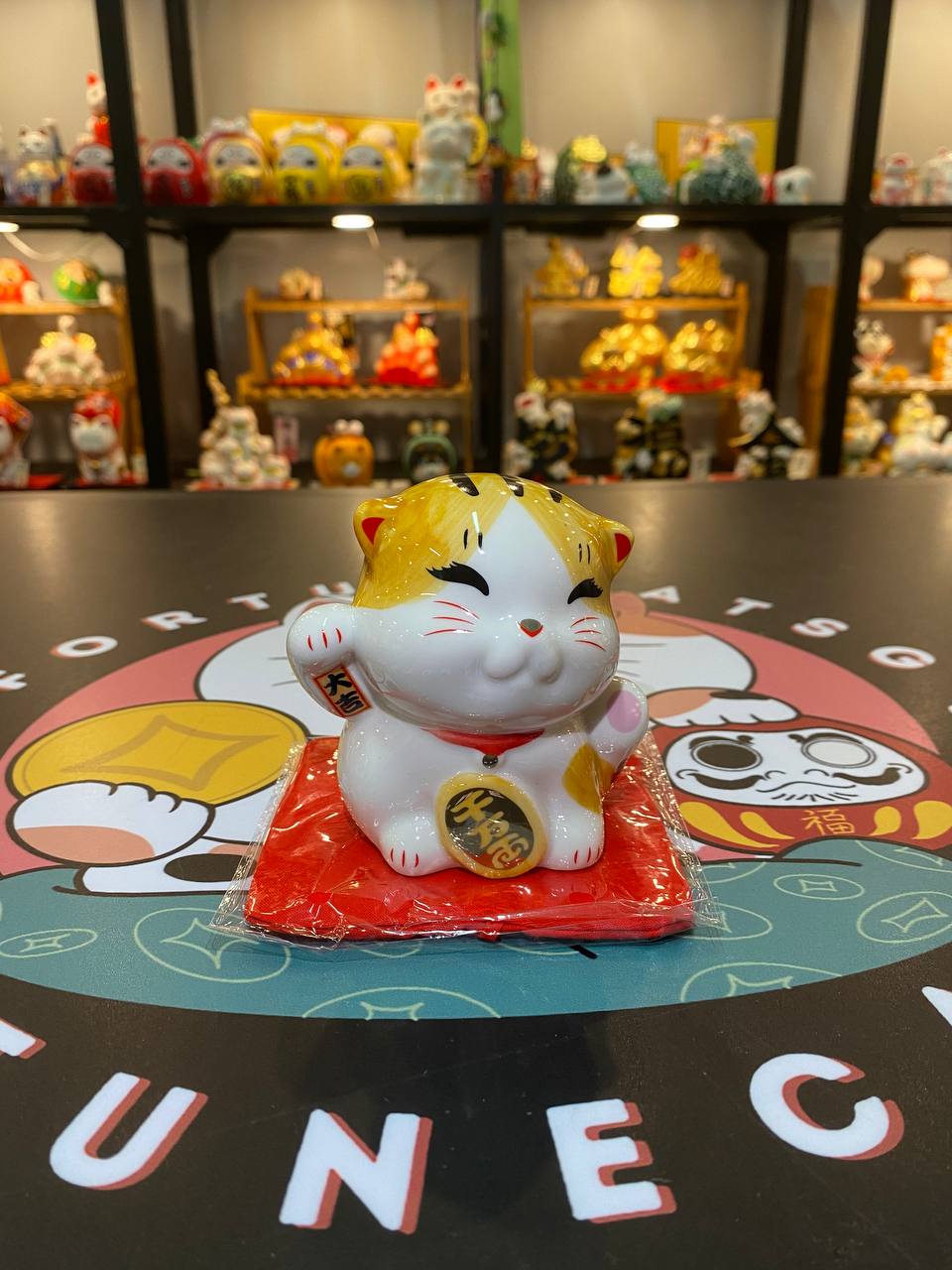 S-5010011 Jin Shi Gong Fang Expressive Fortune Cat (S)