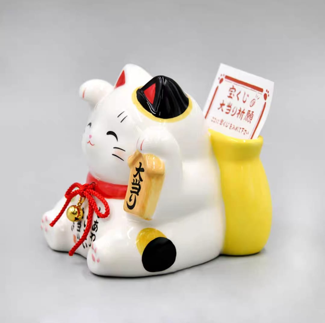 YS-982209 - YS-1002209 Yakushigama Chubby Fortune Cat (S)