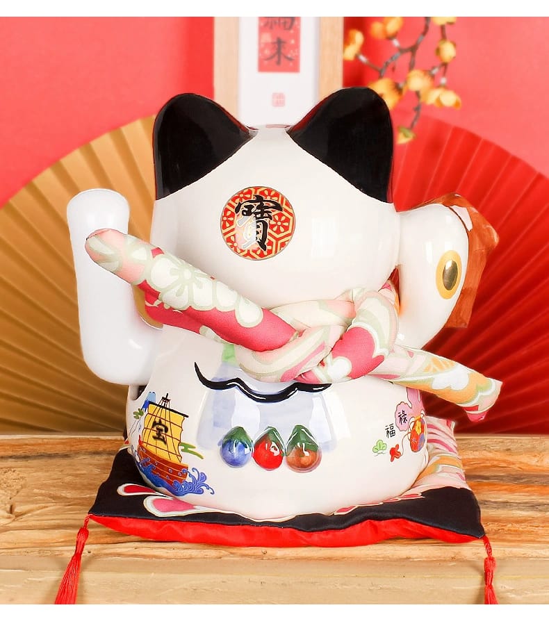 LM-9731461 Le Miao Hand Waving/Batt Hand Waving Fortune Cat (L)