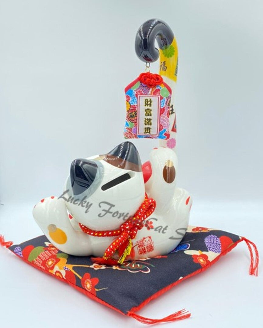 F-031723/F-411818 Fu Yuan Mao Long Tail Fortune Cat (M)