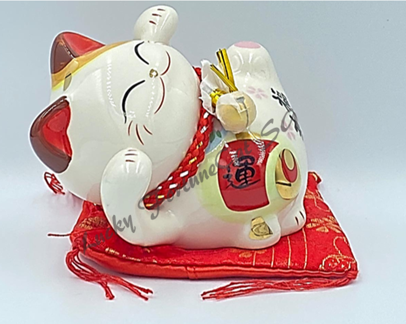 S-1209075/S-1309075 Jing Shi Gong Fang Lying Down Fortune Cat (S)