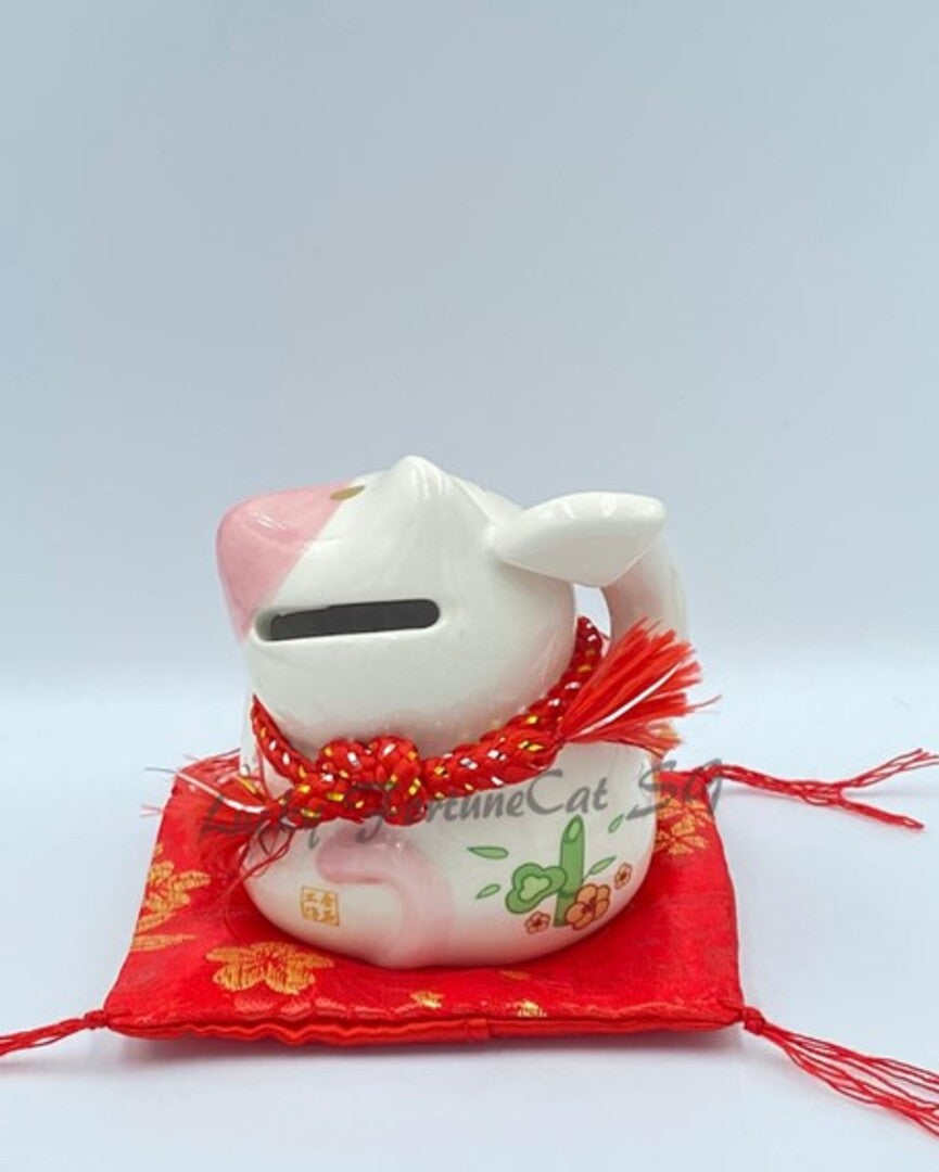 S-1909085 Jin Shi Gong Fang Small Sakura Fortune Cat  (S)