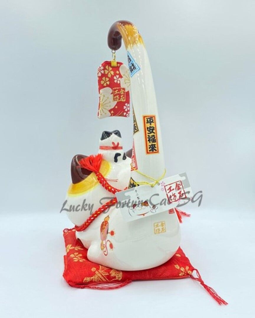 M-5524024/S-2113016 Jin Shi Gong Fang Long Tail Fortune Cat (M) (S)