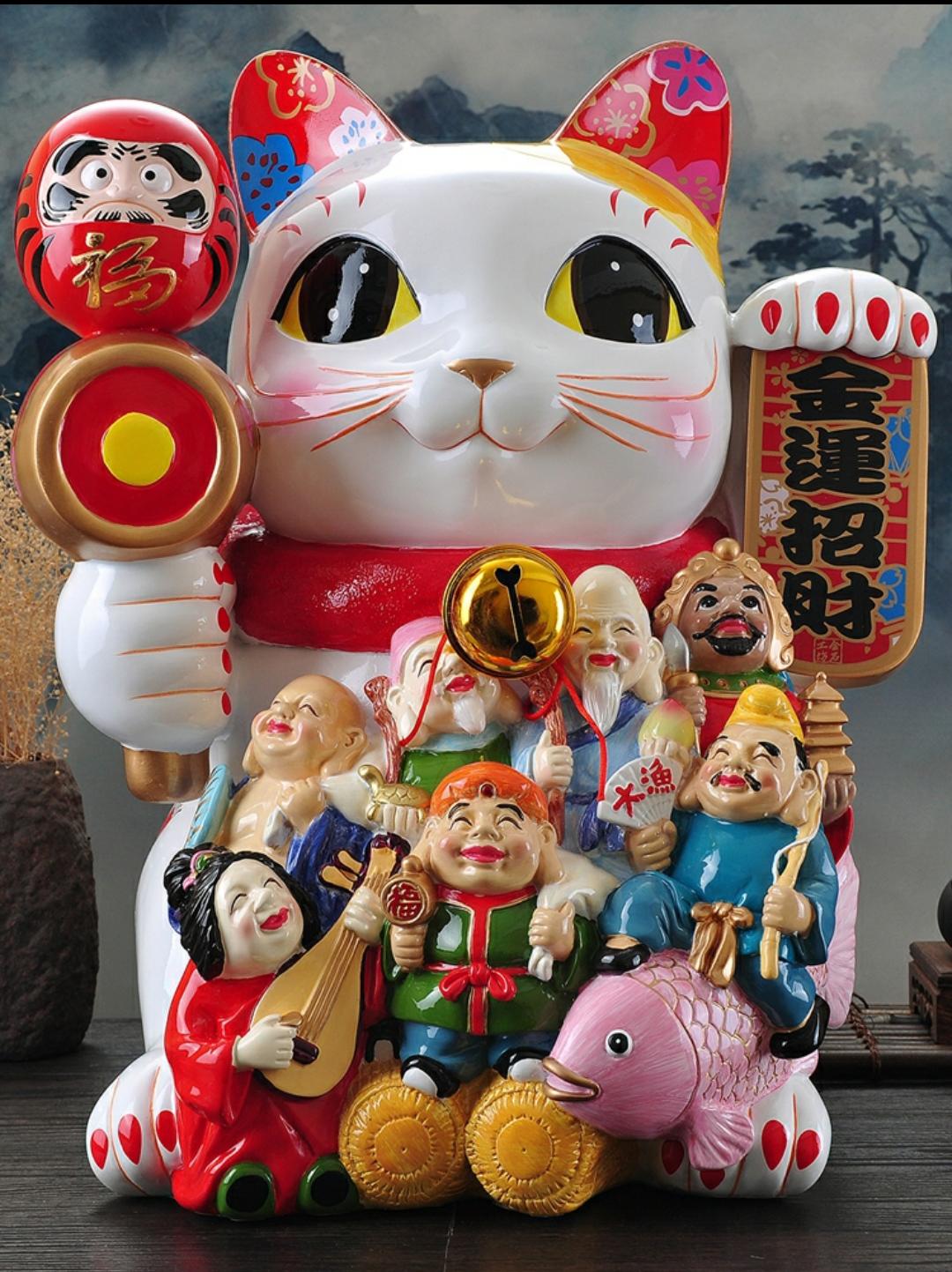 L-43199055 金石工坊 Super Big Fortune Cat 招财猫 - Lucky FortuneCat SG Megamall