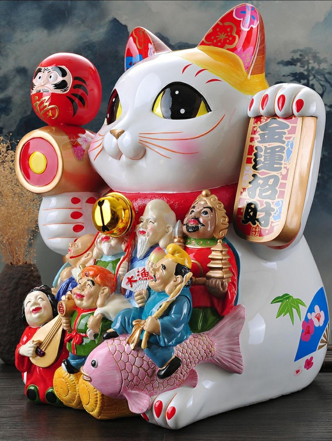 L-43199055 金石工坊 Super Big Fortune Cat 招财猫 - Lucky FortuneCat SG Megamall