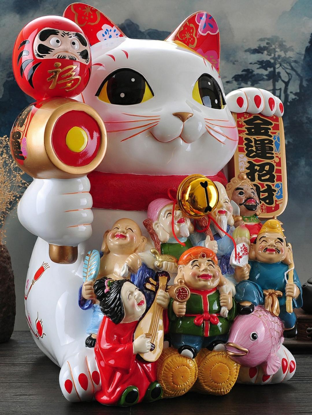 L-43199055 金石工坊 Super Big Fortune Cat 招财猫 - Lucky FortuneCat SG Megamall