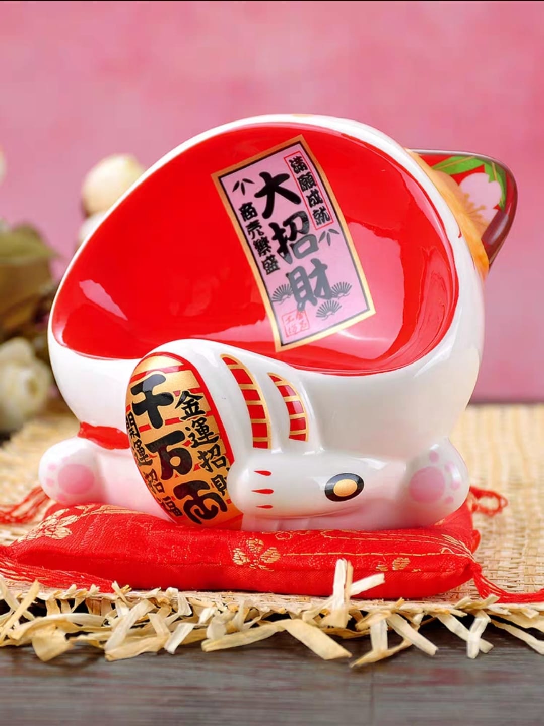 S-2211010 金石工坊 Big Mouth/Handphone Holder Fortune Cat 招财猫 - Lucky FortuneCat SG Megamall