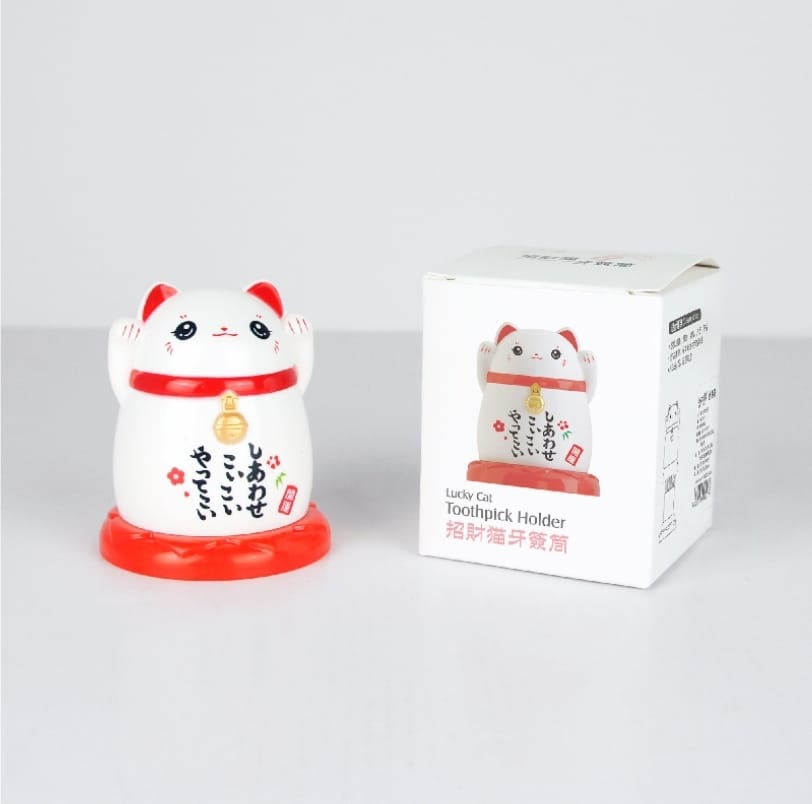 OAA-171377 Lucky Cat Toothpick Holder