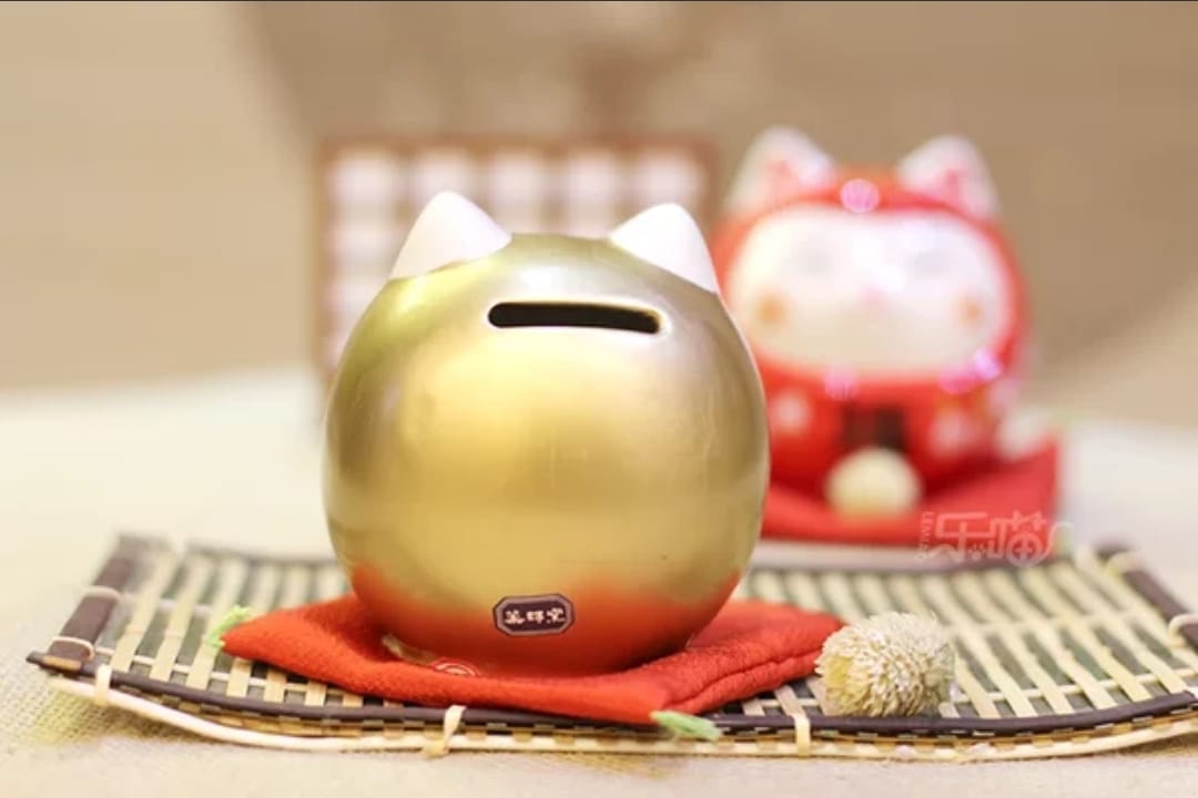 YS-111609/YS-121609 Yakushigama Daruma Fortune Cat (S) (M) (L)