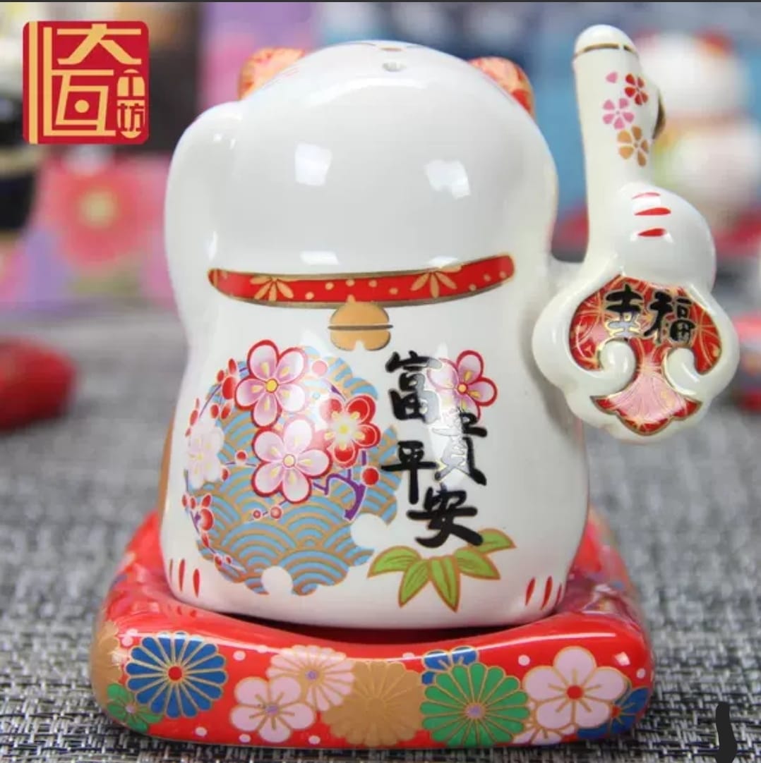 F-43-450895 Fu Yuan Mao Toothpick Holder Fortune Cat (S)