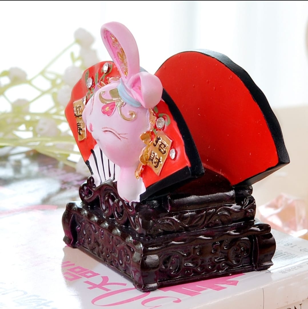 M-650607 金石工坊 12 Zodiac - Rabbit Namecard Holder (S)