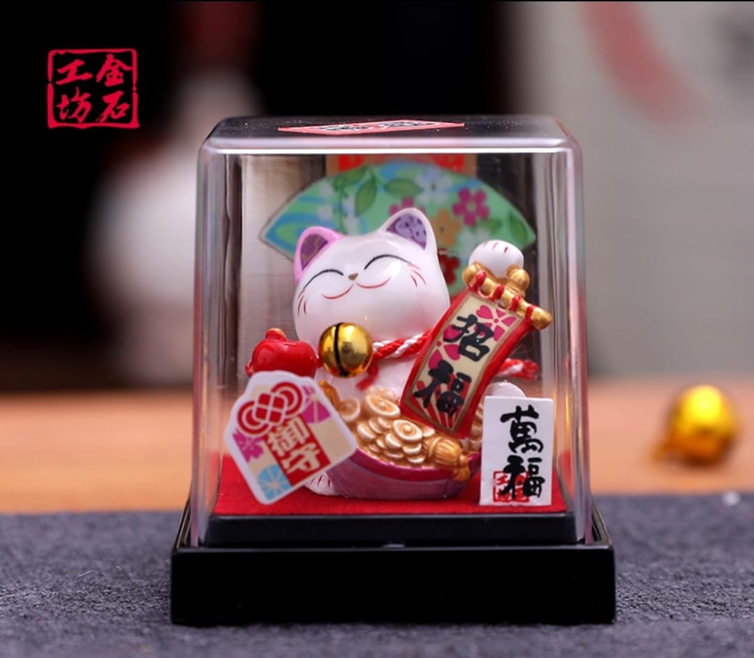 S-33/370605 Jing Shi Gong Fang Mini Display Fortune Cat (S)