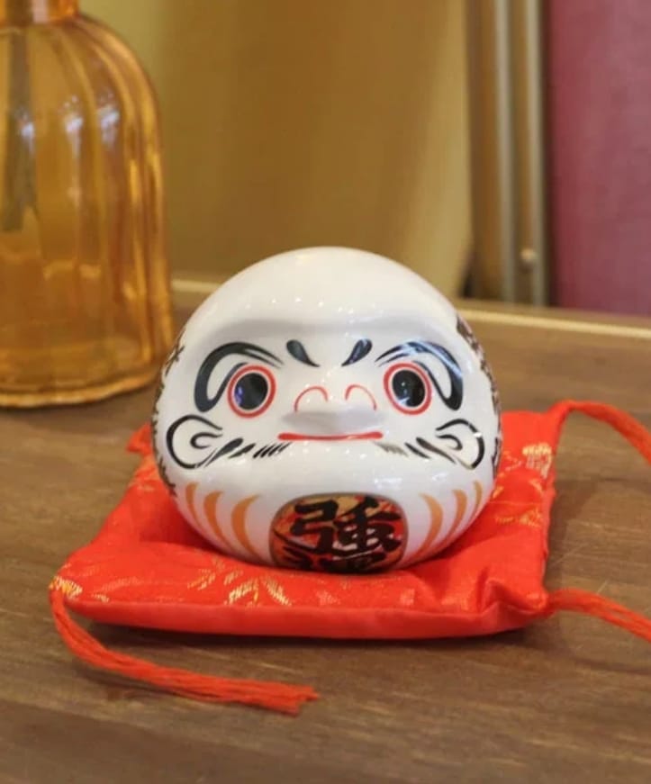 F-640508-F-680508 Fu Yuan Mao Daruma Doll Porcelain Coin Bank (S)