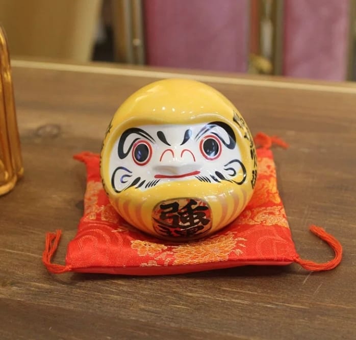 F-640508-F-680508 Fu Yuan Mao Daruma Doll Porcelain Coin Bank (S)