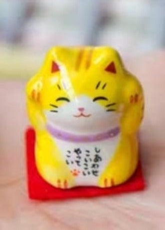 YS-392306 Yakushigama Japan Mini Fortune Cat (S)