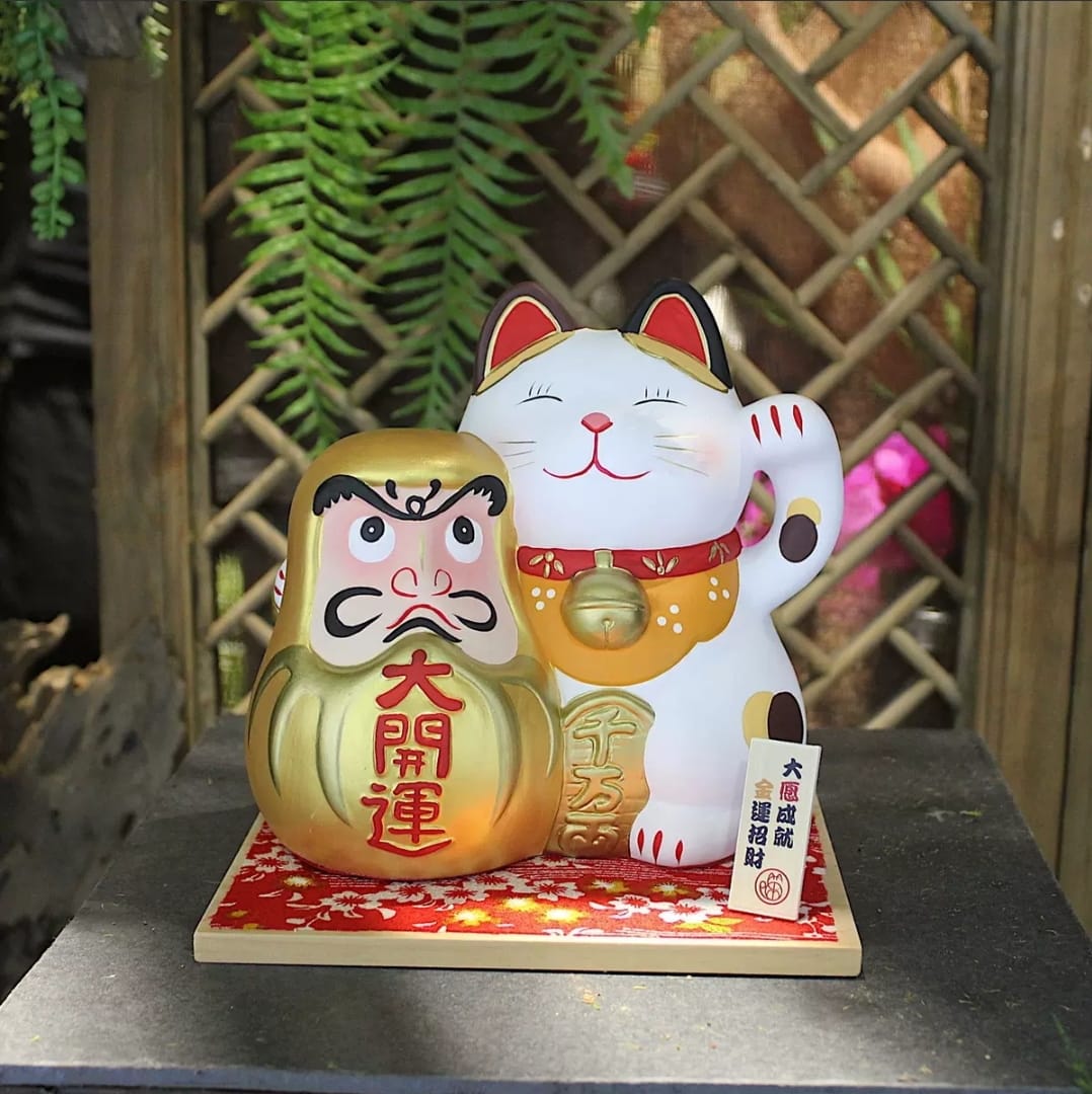 LM-312121/LM-322121 Le Miao Daruma and Fortune Cat (M)