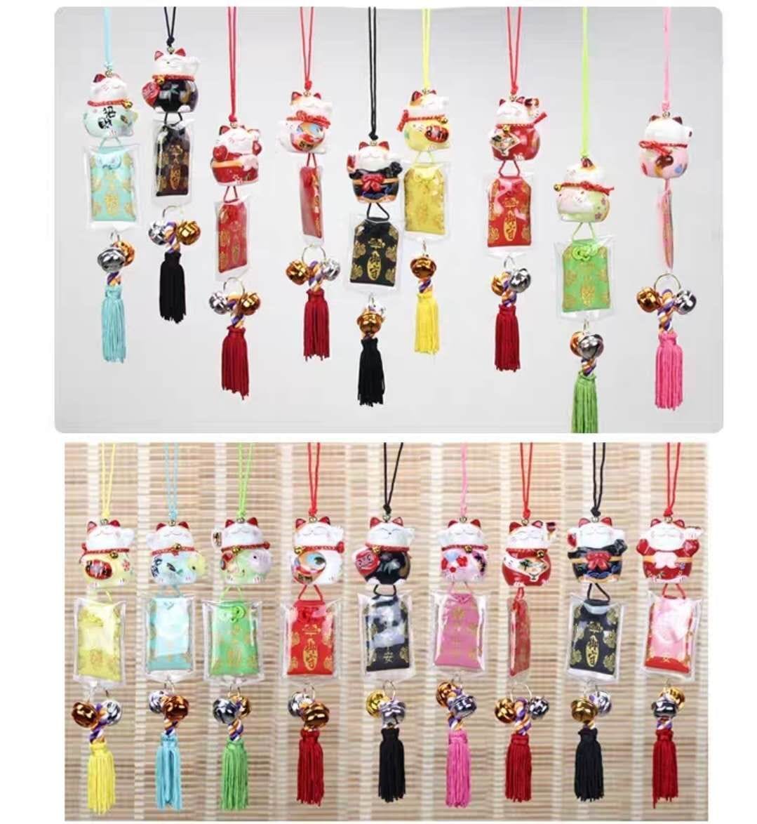 F-705636 - F-745636 Fortune Cat Wind Chime (S)