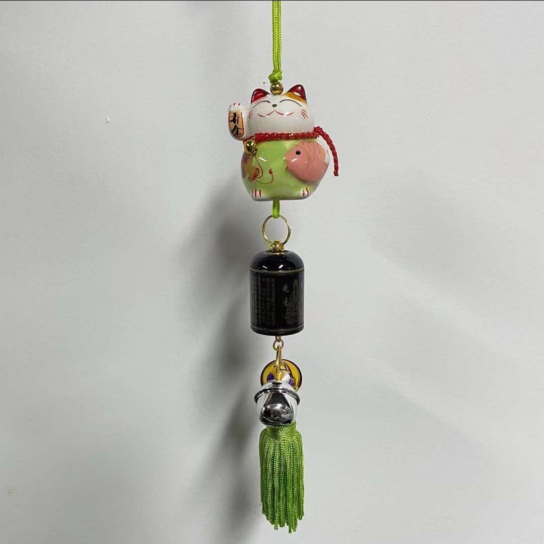 F-705636 - F-745636 Fortune Cat Wind Chime (S)