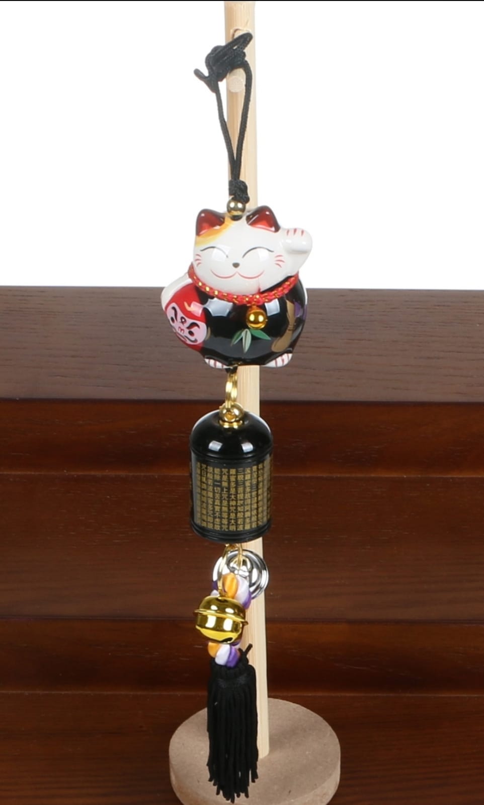 F-705636 - F-745636 Fortune Cat Wind Chime (S)