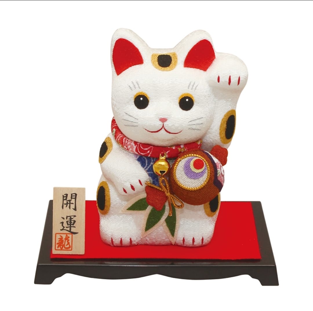 LHZ-793515 Long Hu Zuo Fabric Fortune Cat (M)