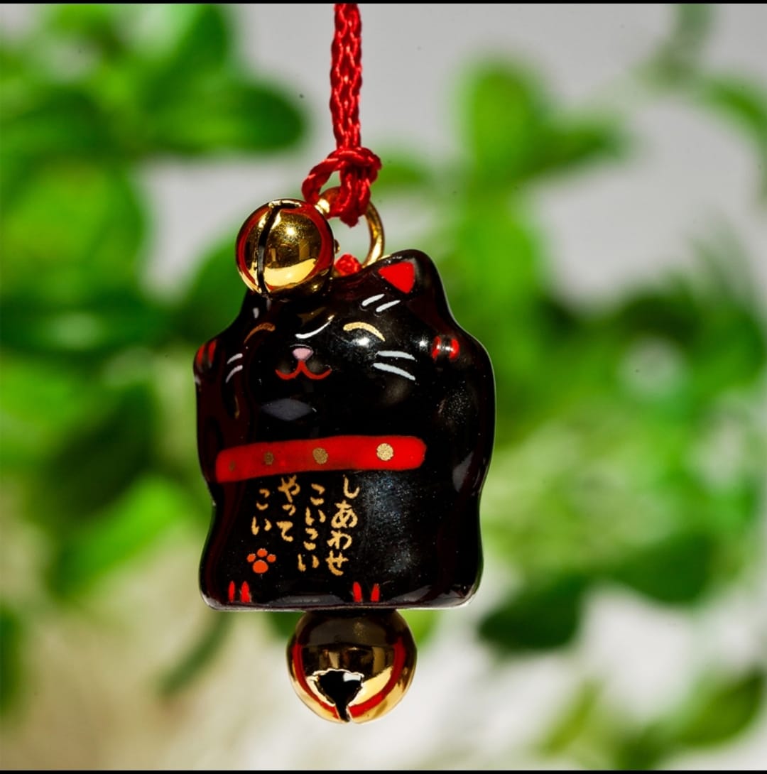 YS-9038115-YS-9138115 Yakushigama Fortune Cat Keychain (S)