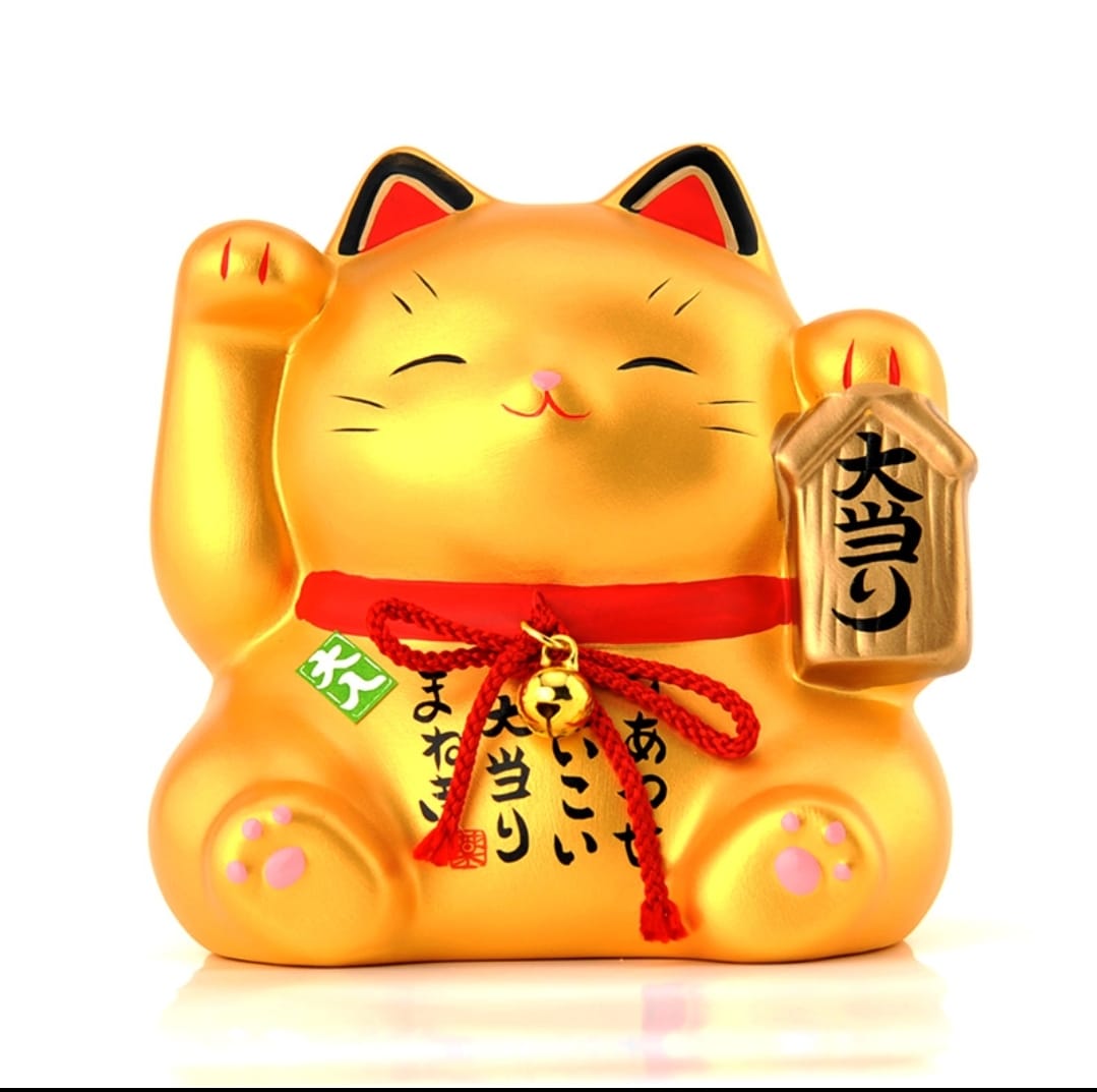 YS-982209 - YS-1002209 Yakushigama Chubby Fortune Cat (S)