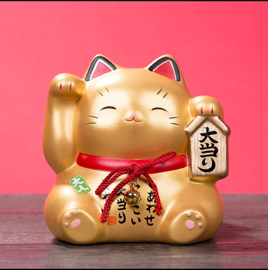 YS-982209 - YS-1002209 Yakushigama Chubby Fortune Cat (S)