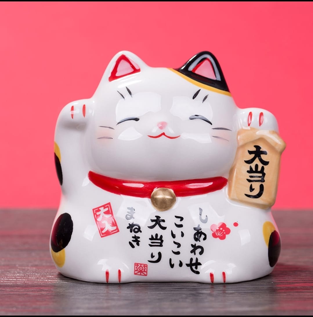 YS-982209 - YS-1002209 Yakushigama Chubby Fortune Cat (S)