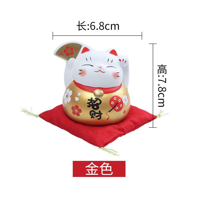 OAA-830205-OAA-860205  Fortune Cat w Fan (S)