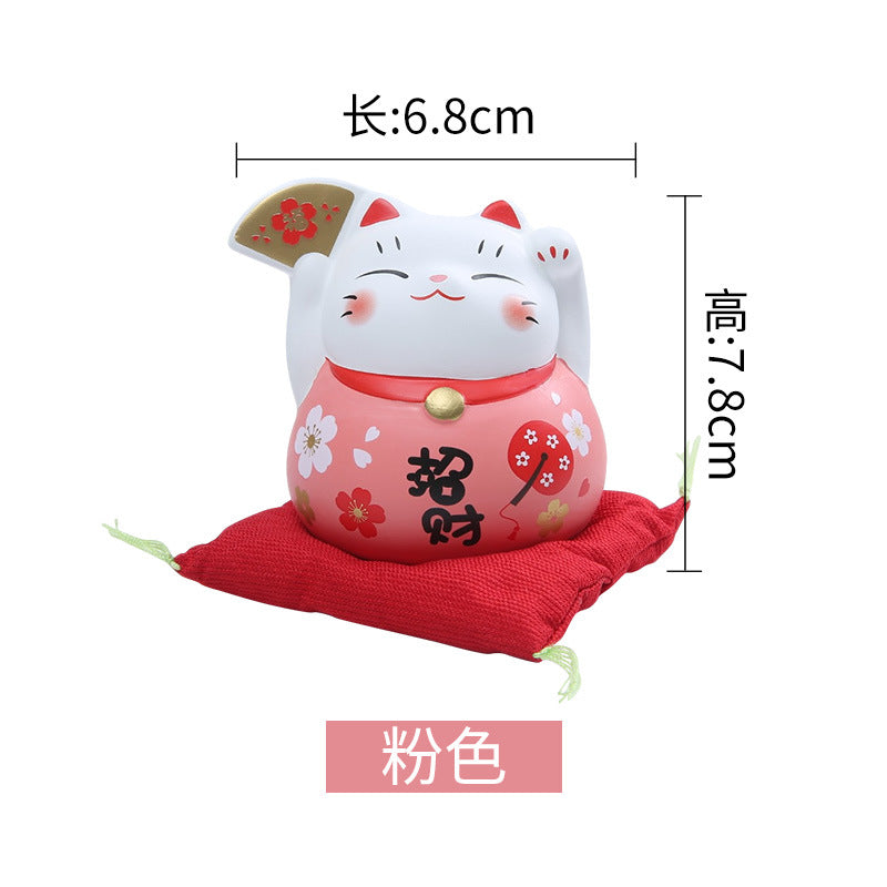 OAA-830205-OAA-860205  Fortune Cat w Fan (S)