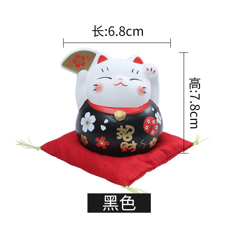 OAA-830205-OAA-860205  Fortune Cat w Fan (S)