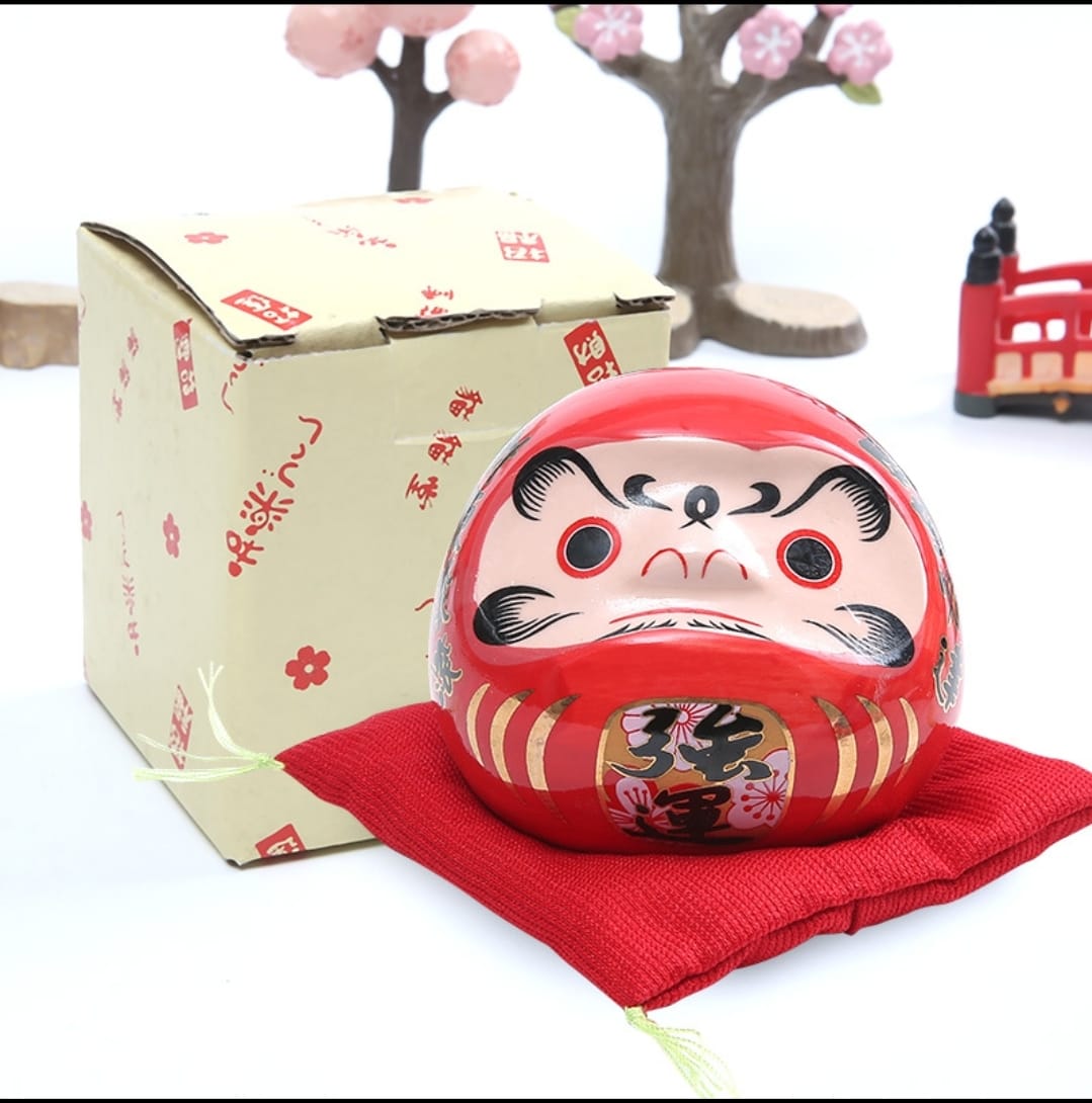 OAA-870205-OAA-900205 Poreclain Daruma Figurine (S)